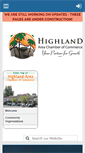 Mobile Screenshot of highlandchamber.org